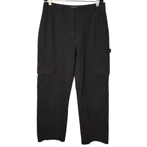WHITE FOX Women's Utility Cargo Pants, Washed Black, Size Small